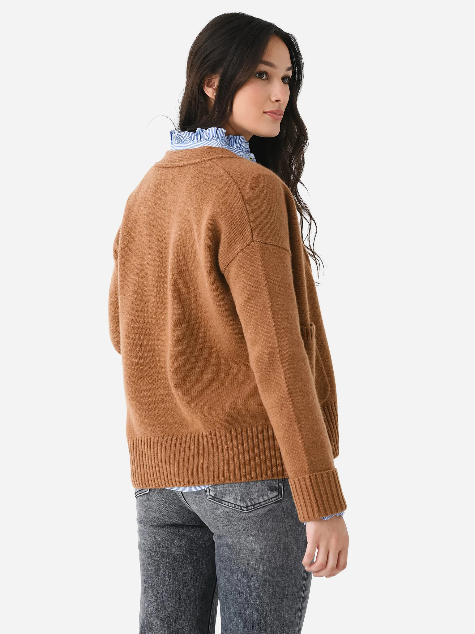 Organic John Patrick Women's Two Pocket Cardigan | Saint Bernard