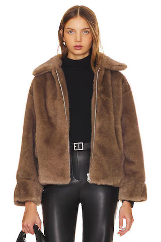 Sari Coat in Mink | Revolve Clothing (Global)