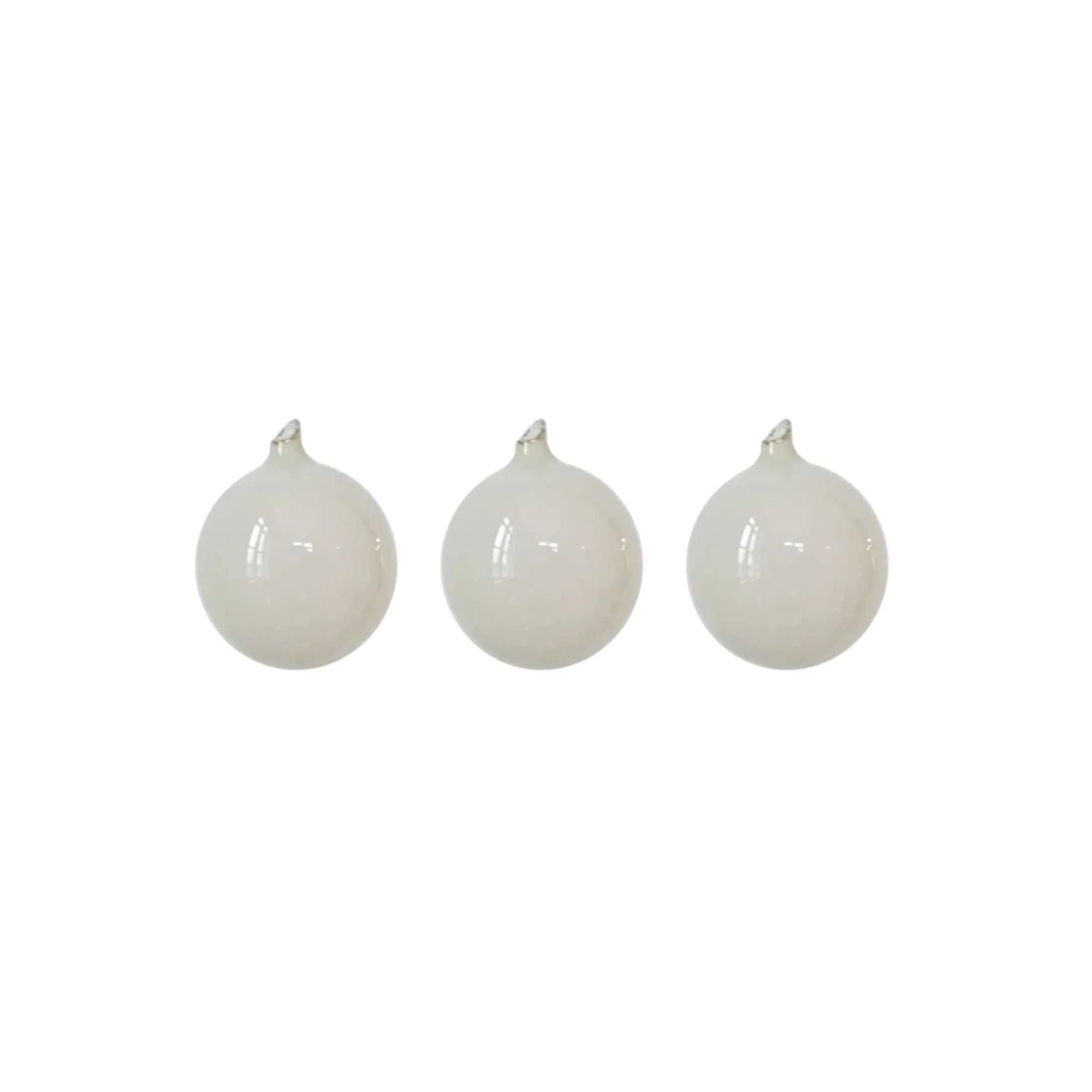 White Bubblegum Ornament Set | Foundation Goods