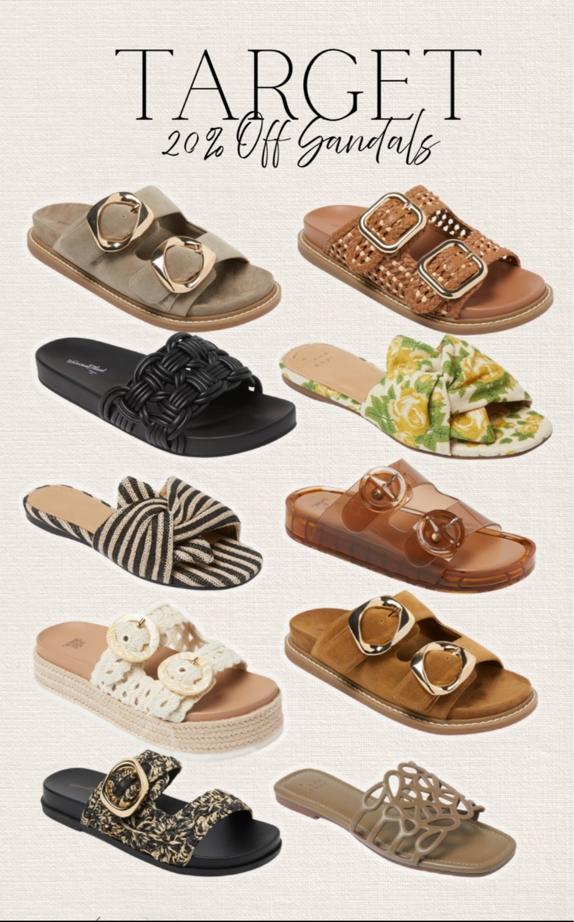 30% off sandals af Target

#LTKSeasonal #LTKSaleAlert