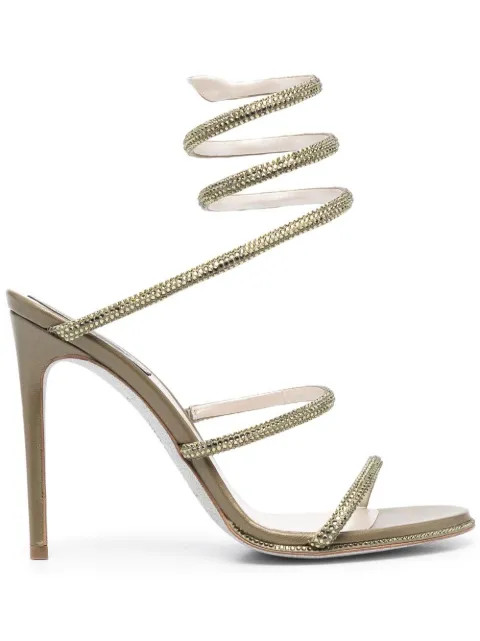 Swarovski crystal-embellished sandals | Farfetch (US)