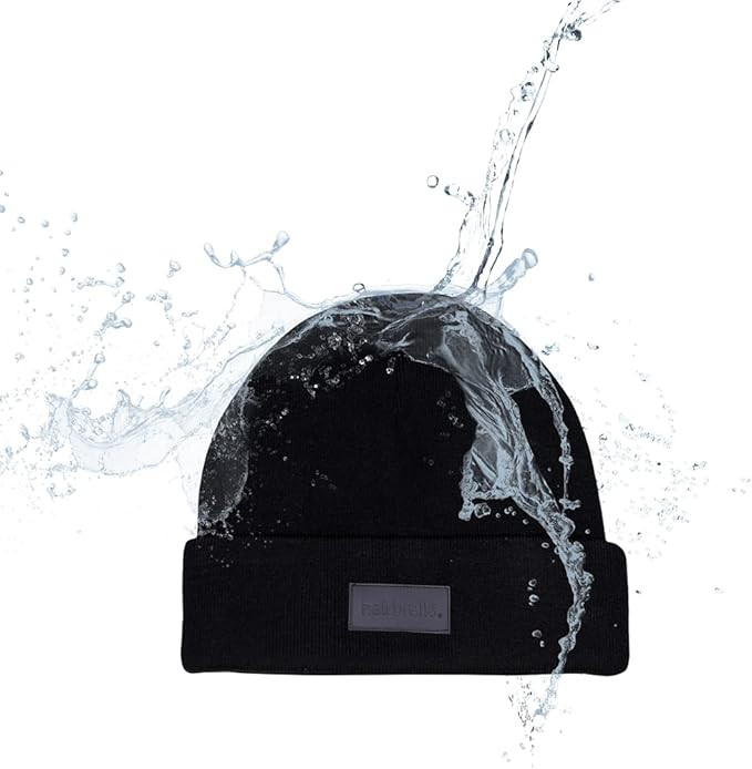 Hairbrella Waterproof Satin-Lined Beanies for Men and Women, Hats,Windproof, Cold Weather | Amazon (US)