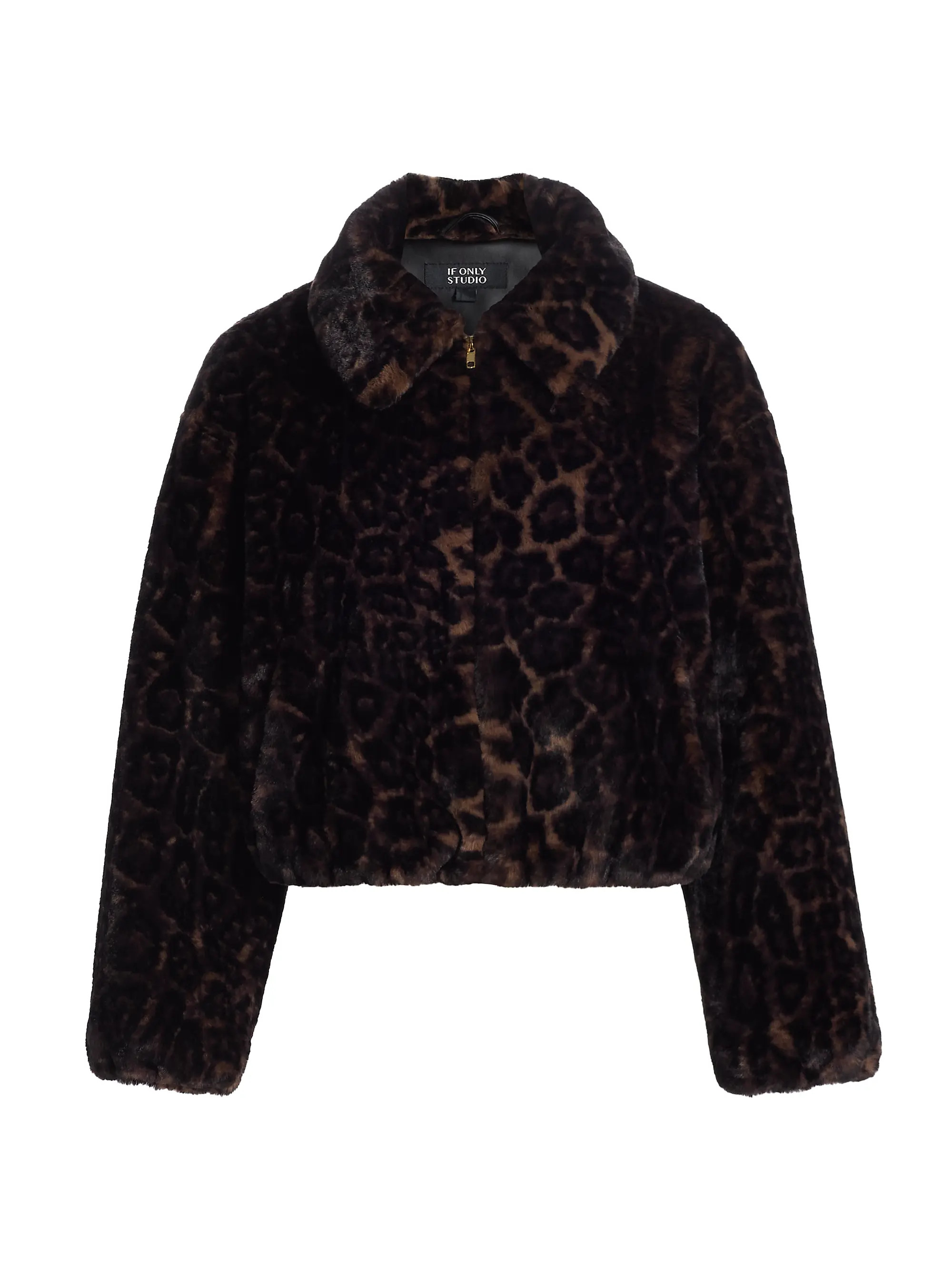 Leopard Print Short Faux-Fur Coat | Saks Fifth Avenue