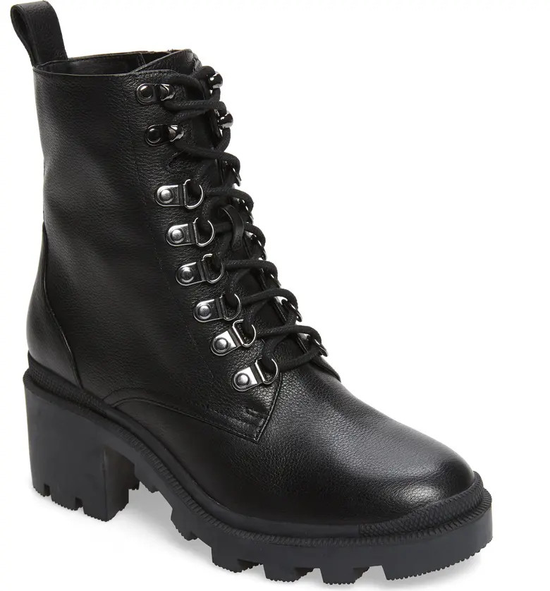 Taylor Block Heel Combat Boot | Nordstrom