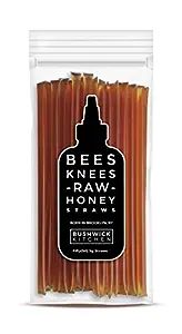 Bees Knees Clover Honey Sticks | 50 Sticks | Paleo Friendly, Gluten Free Honey Straws | Perfect H... | Amazon (US)