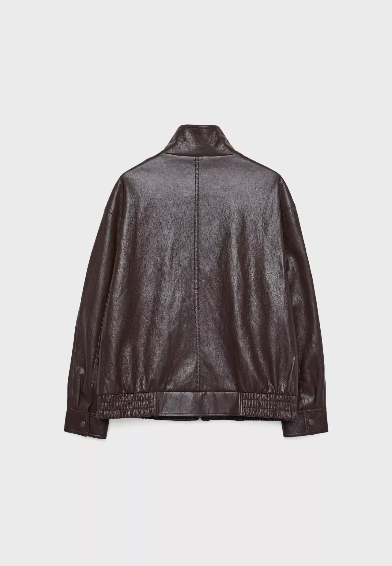 Oversize-Jacke aus Kunstleder | Stradivarius DE