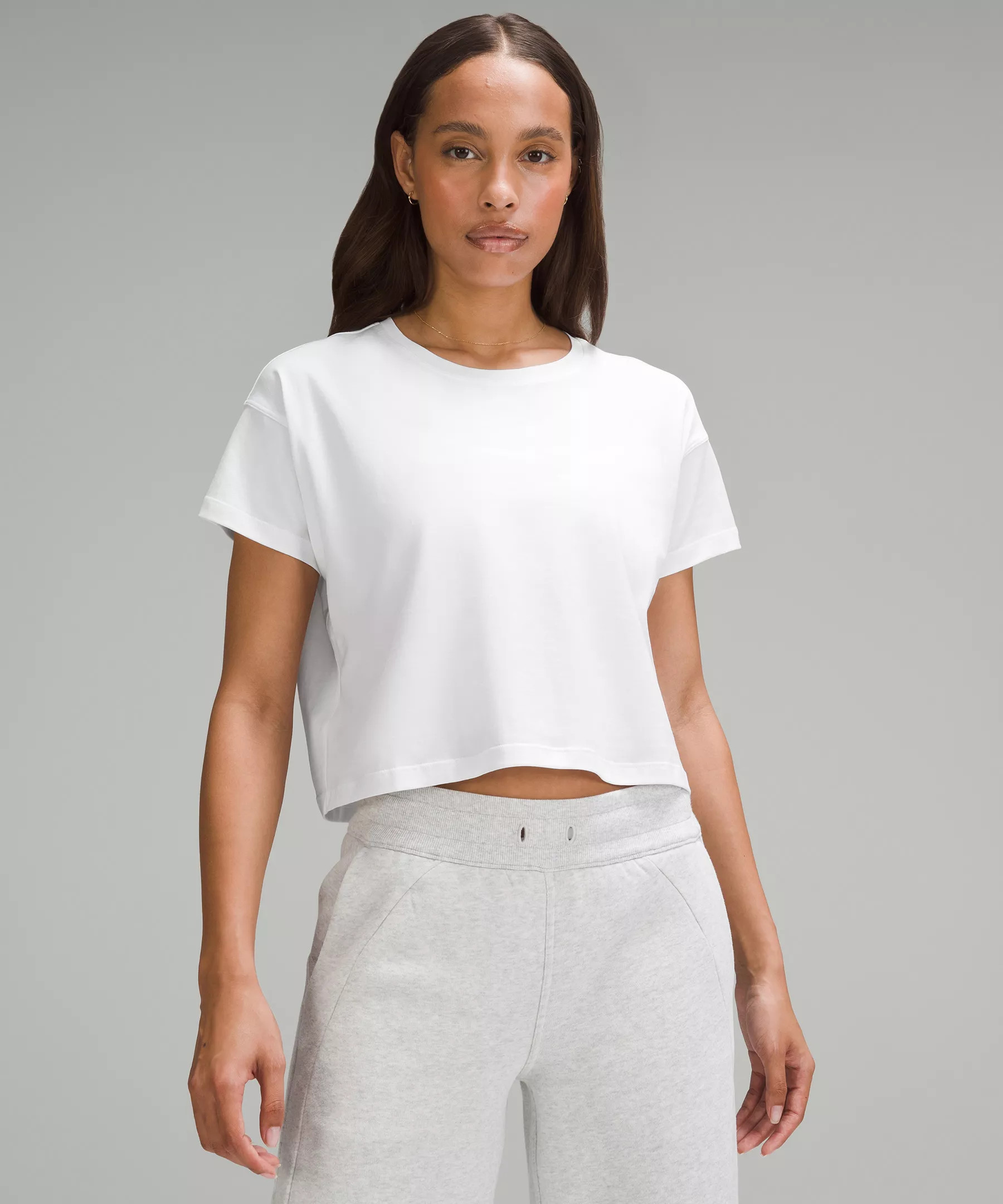 Cates Cropped T-Shirt | Women's Short Sleeve Shirts & Tee's | lululemon | Lululemon (US)