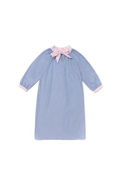 Mini Me Housecoat - Blue Oxford Cloth | Shop BURU