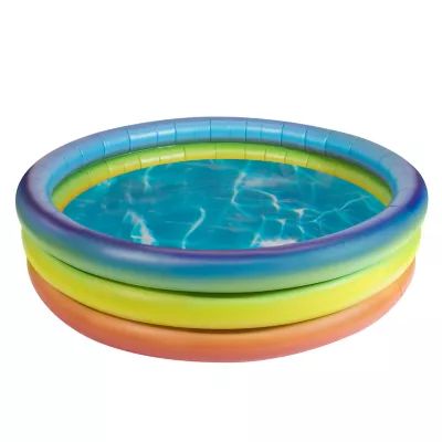 Pool Candy Adult Inflatable Rainbow Sunning Pool | Bed Bath and Beyond Canada | Bed Bath & Beyond Canada