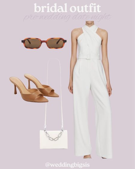 The perfect bridal outfit🤍🫶🏼 bridal jumpsuit outfit idea!

Bridal fashion, bride outfit, outfit inspiration, outfit idea, honeymoon, wedding, rehearsal dinner, welcome dinner, bridal shower dress, white dress, white outfit, white shoes, bridal accessories 

#LTKwedding #LTKSeasonal