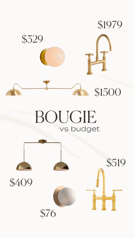 I selected “budget” options for my kitchen lighting and fixtures to help bring down my budget - I can always easily upgrade them down the line, but I’m very happy with the quality of the more affordable options in real life!

#LTKFind #LTKhome