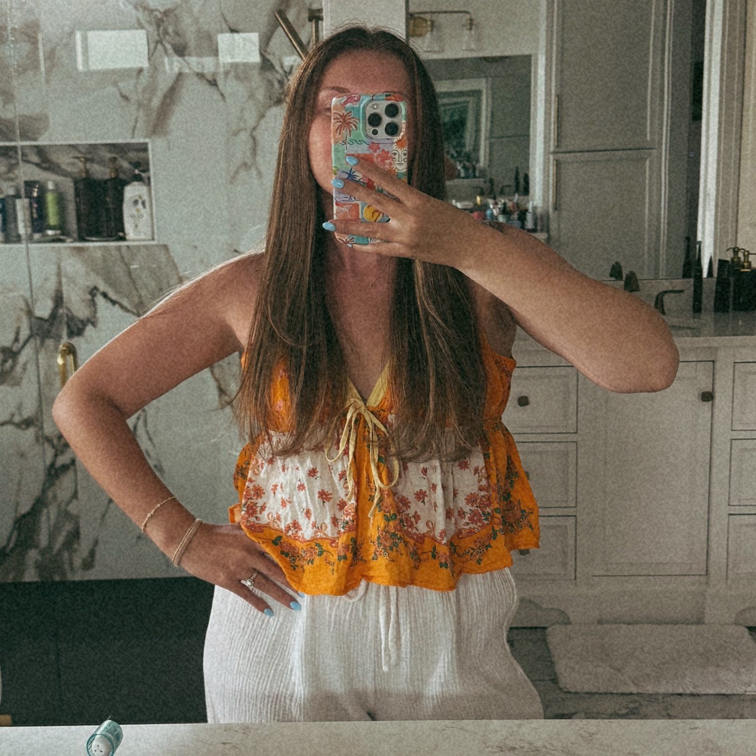 A Free People top I am obsessed with this summer! Pants were from a local boutique✨

#LTKStyleTip #LTKOver40