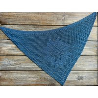 Blue Crochet Bandana, Boho Style, Pure Cotton | Etsy (US)