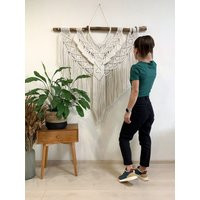 Extra Large Macrame Wall Hanging, Backdrop, Curtain, Bedroom Hanging Decor, Headboard, Woven Decor | Etsy (US)