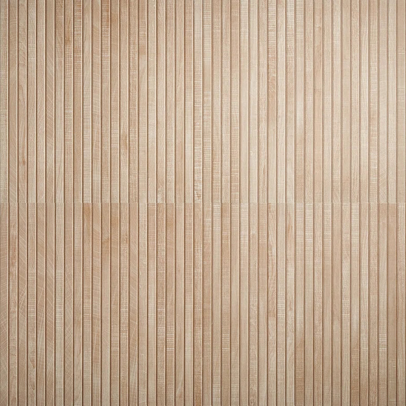 Auburn Ribbon 24 in. x 48 in. Porcelain Ribbed Wood Look Wall Tile (15.49 Sq. Ft. / Case) | AllModern