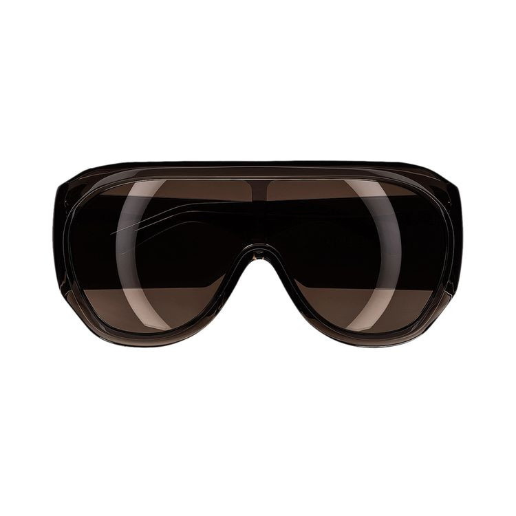 Phoebe Philo Bombé Oversized Frame Sunglasses 'Brown' | GOAT