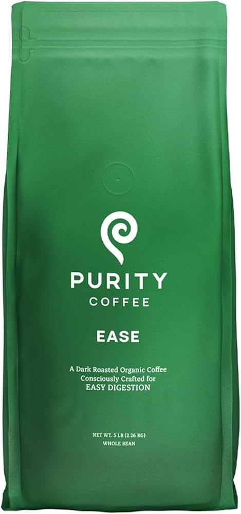 Purity Coffee EASE Dark Roast Low Acid Organic Coffee - USDA Certified Organic Specialty Grade Ar... | Amazon (US)