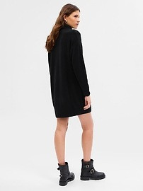 CashSoft Turtleneck Mini Sweater Dress | Gap (US)