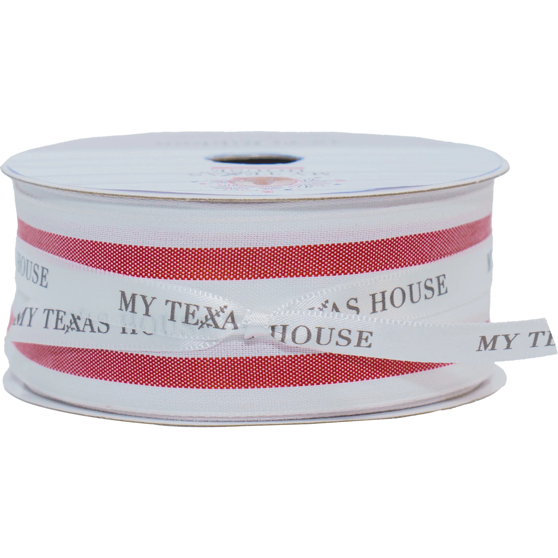 Striped Ribbon, Red and White, 18', by My Texas House | Walmart (US)