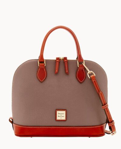 The Definitive Satchel
This modern satchel, made from long-lasting pebble leather with a rich fin... | Dooney & Bourke (US)