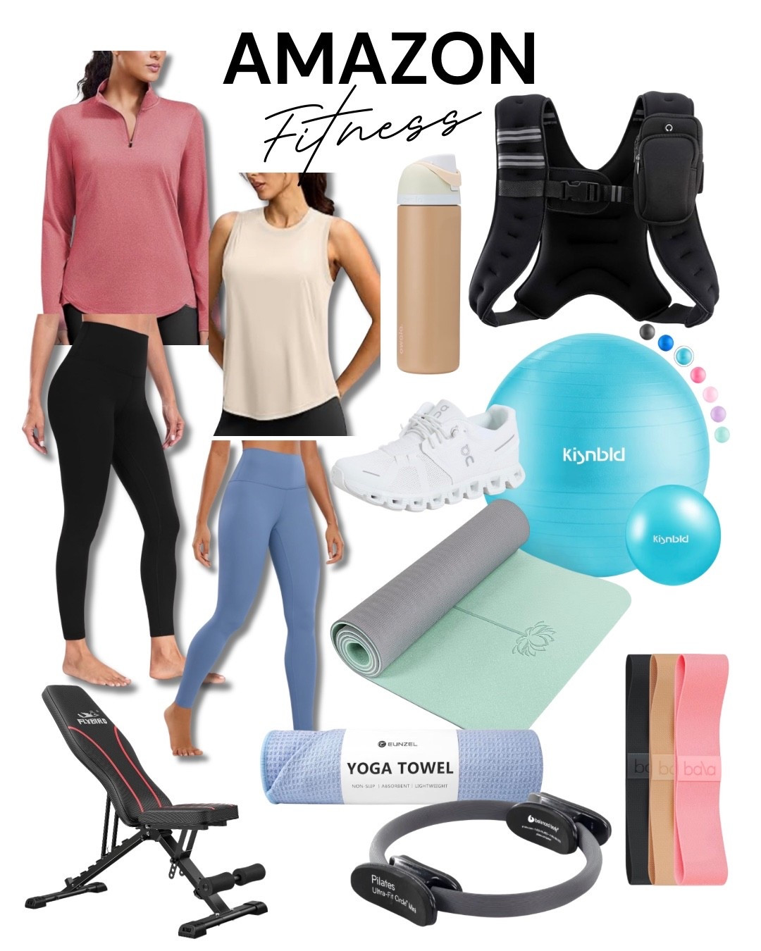 Affordable workout clothing and accessories from Amazon, to help us refresh our fitness wardrobe or to motivate us crush our fitness goals in 2026! 

#LTKfitnessgoals #LTKFindsUnder50 #LTKselfcare