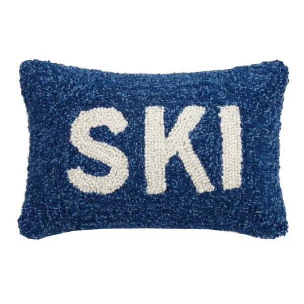 Wyche Ski Hook Wool Lumbar Pillow | Wayfair North America