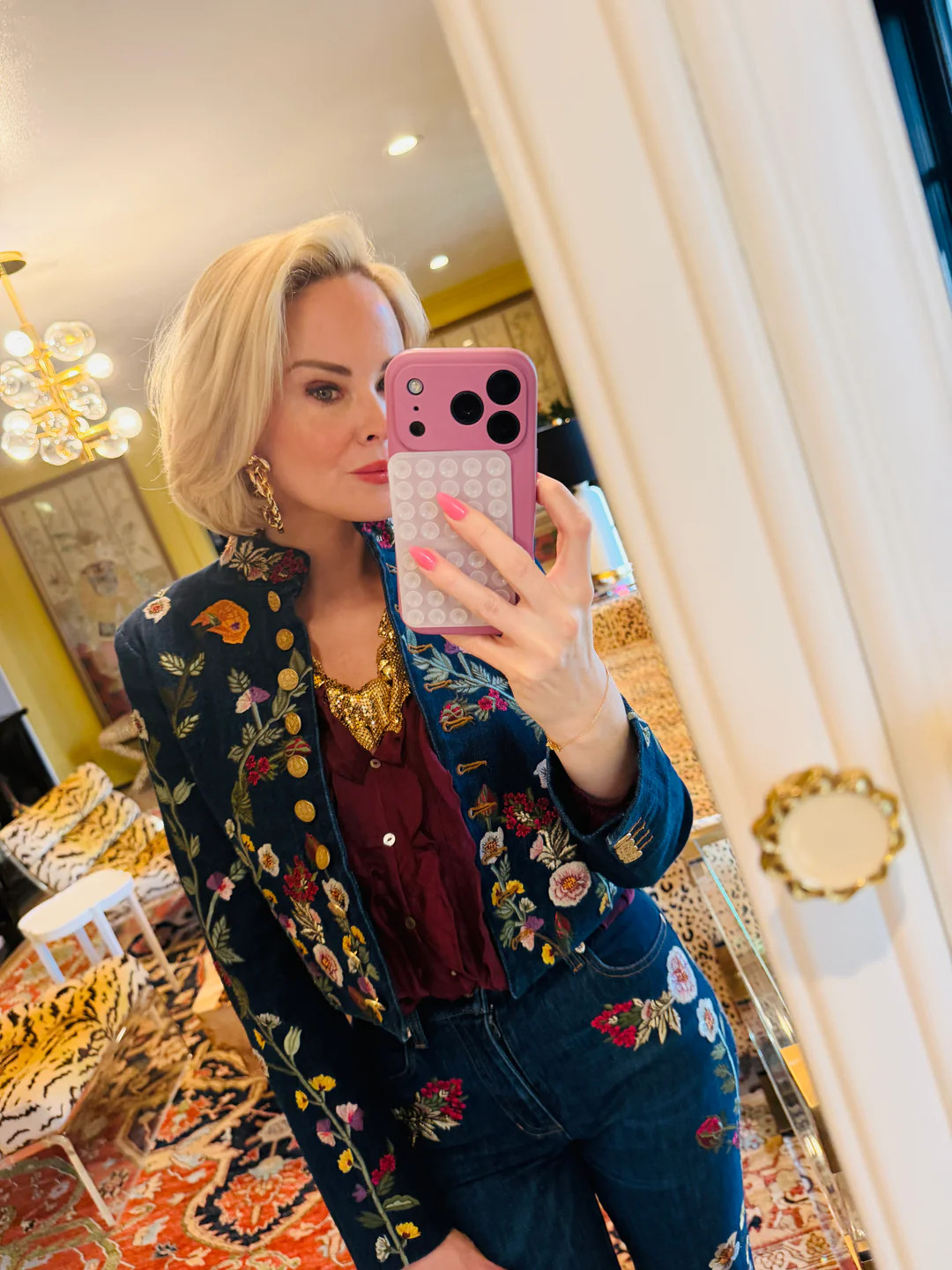 The Carrie Chain Hoops | Teggy French