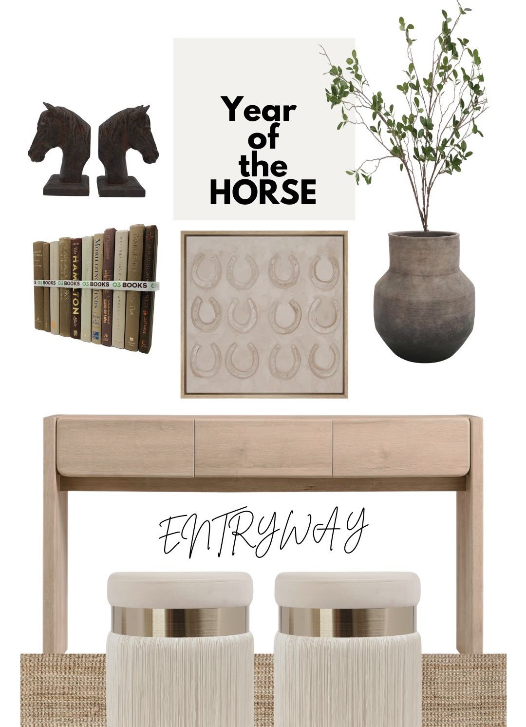 They say 2026 is the Year of the Horse and I’m here for it! What better way to embrace change and opportunities than in an entryway refresh?! 

#LTKHome #LTKSeasonal #LTKOver40