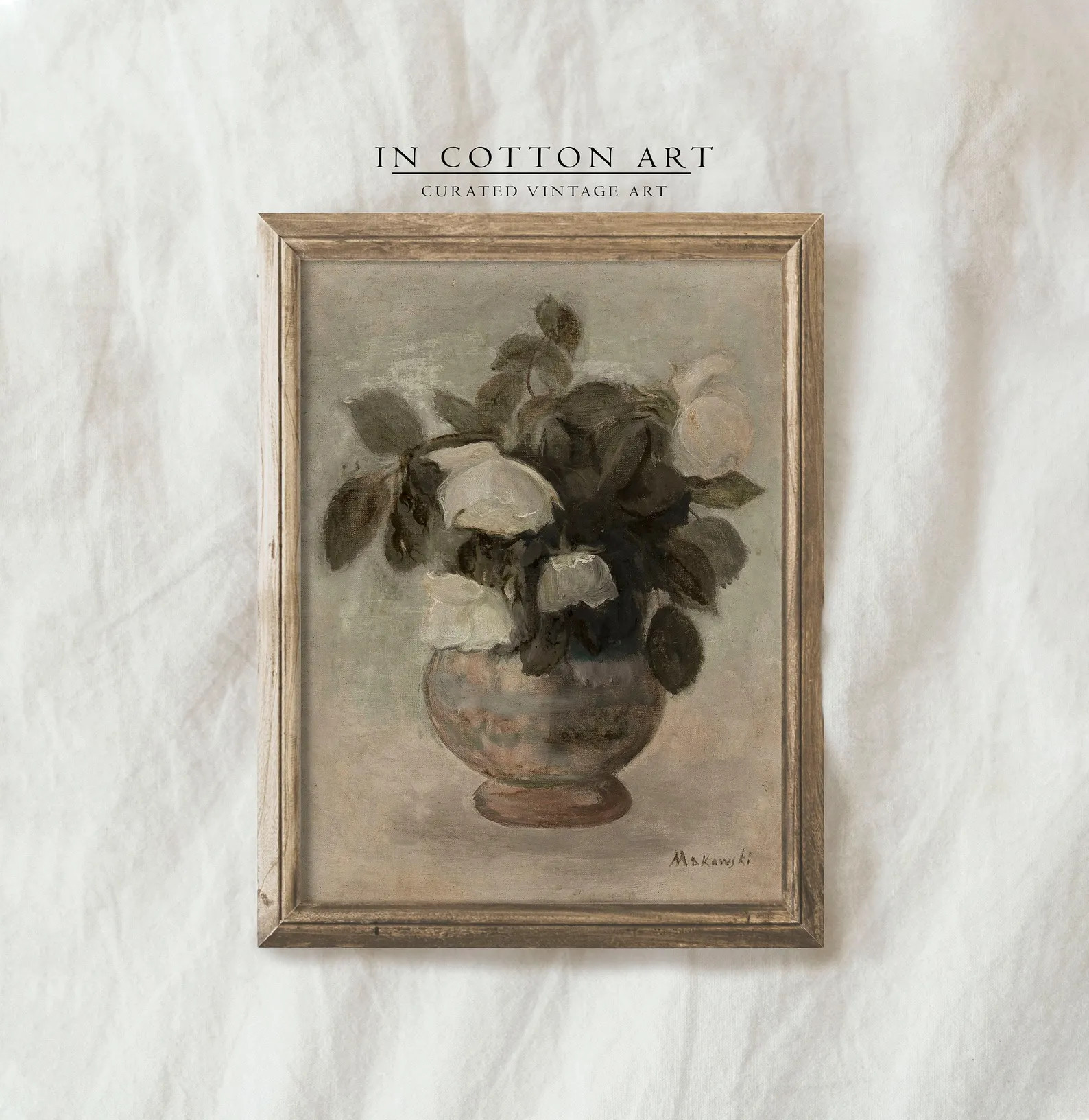 Neutral Roses Still Life Painting / Vintage Flower Print / Antique Botanical Art PRINTABLE P70 - ... | Etsy (US)