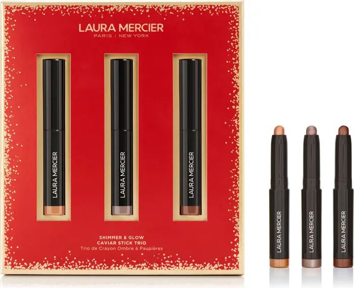 Laura Mercier Shimmer & Glow Mini Caviar Stick Eye Color Set USD $53 Value | Nordstrom | Nordstrom