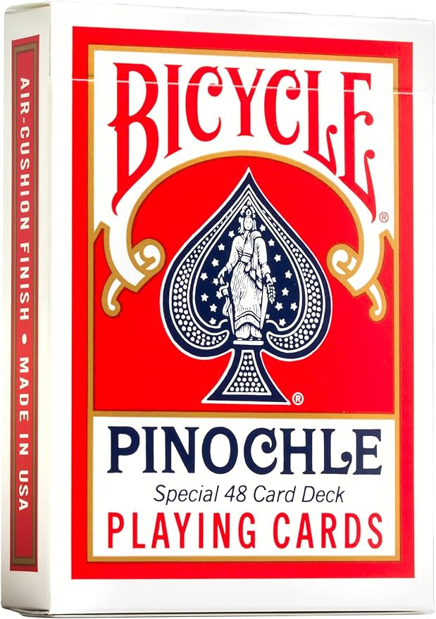 Bicycle Pinochle Playing Cards, Standard Index, 1 Deck | Amazon (US)