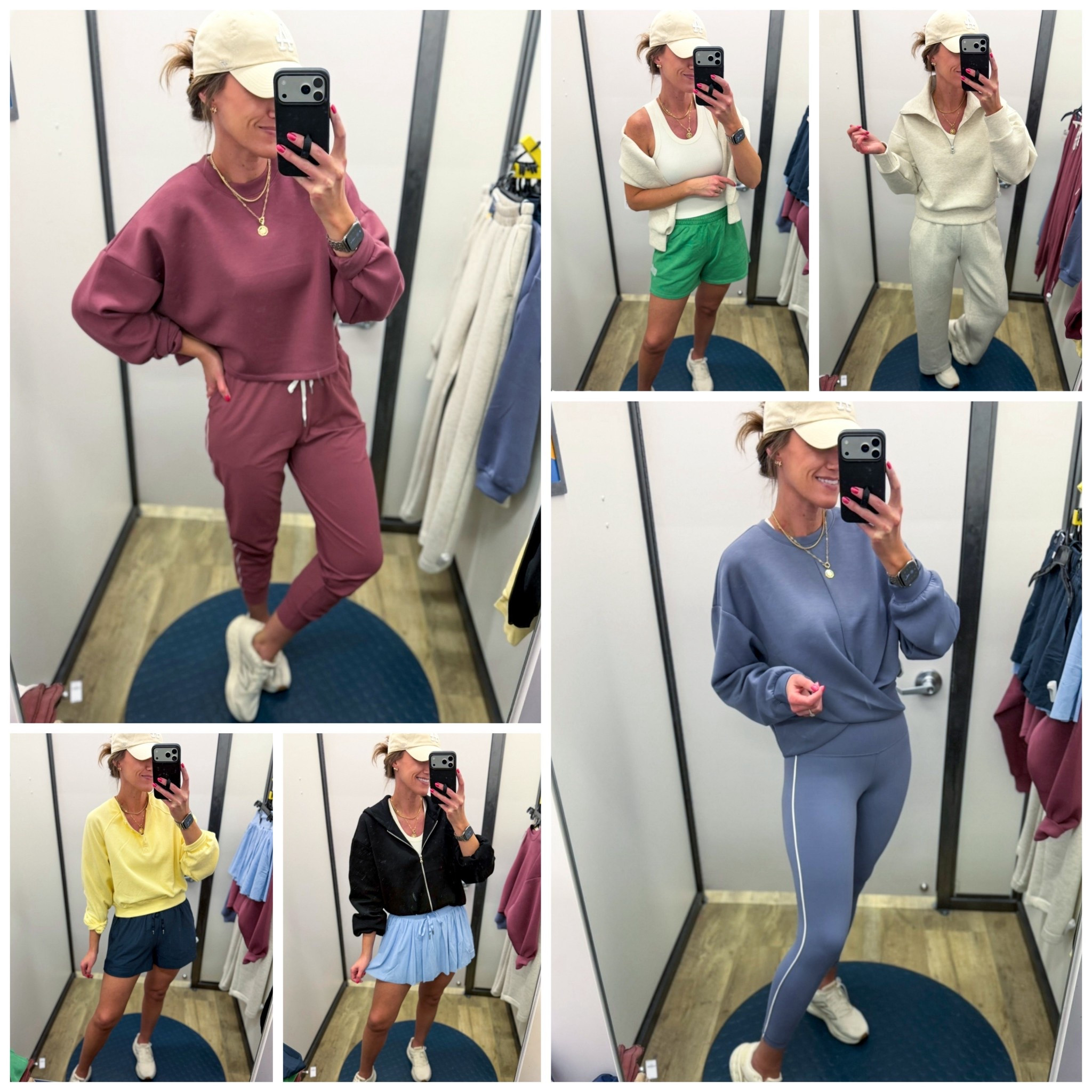 Old Navy new arrivals. So many fantastic athleticwear finds. The bounce fleece material is dreamy!!! 
Wearing small in tops and medium in bottoms  

#LTKSaleAlert #LTKActive #LTKSeasonal
