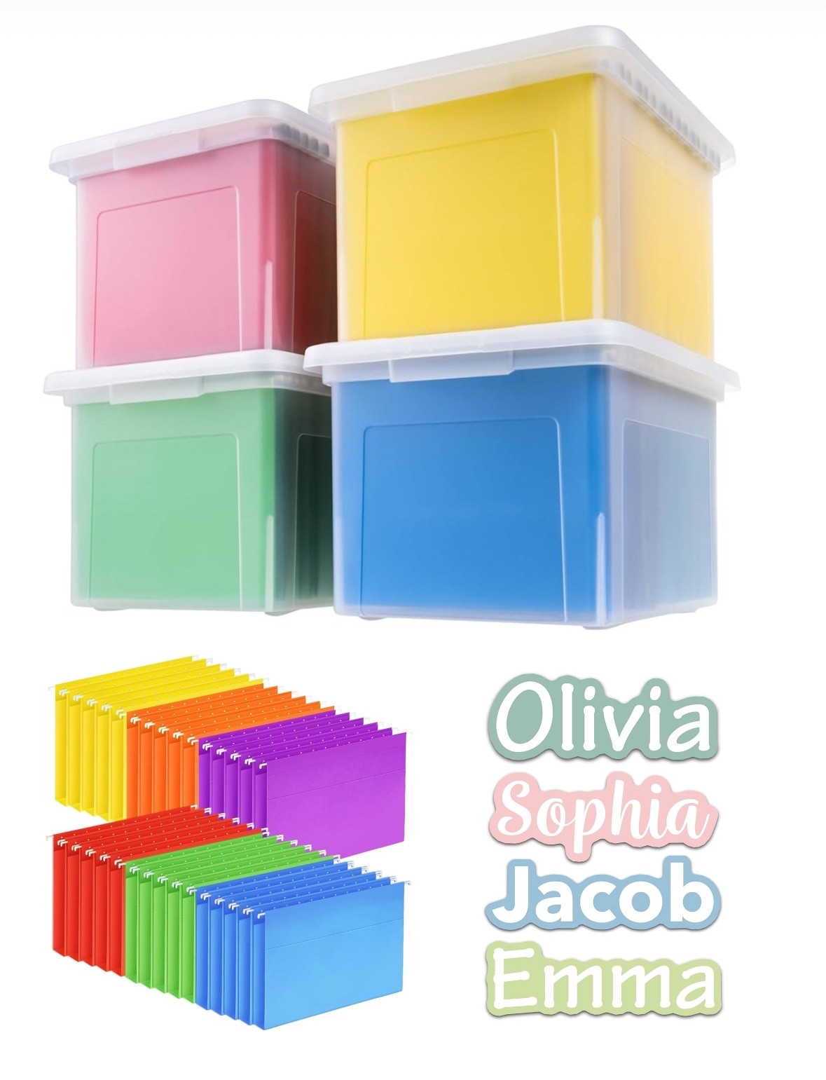 Personalized keepsake file containers to organize kids memories 

#LTKKids #LTKBaby #LTKFamily
