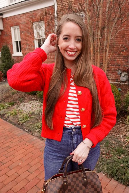 Preppy spring transitional outfit 

#LTKfindsunder50 #LTKSeasonal #LTKfindsunder100