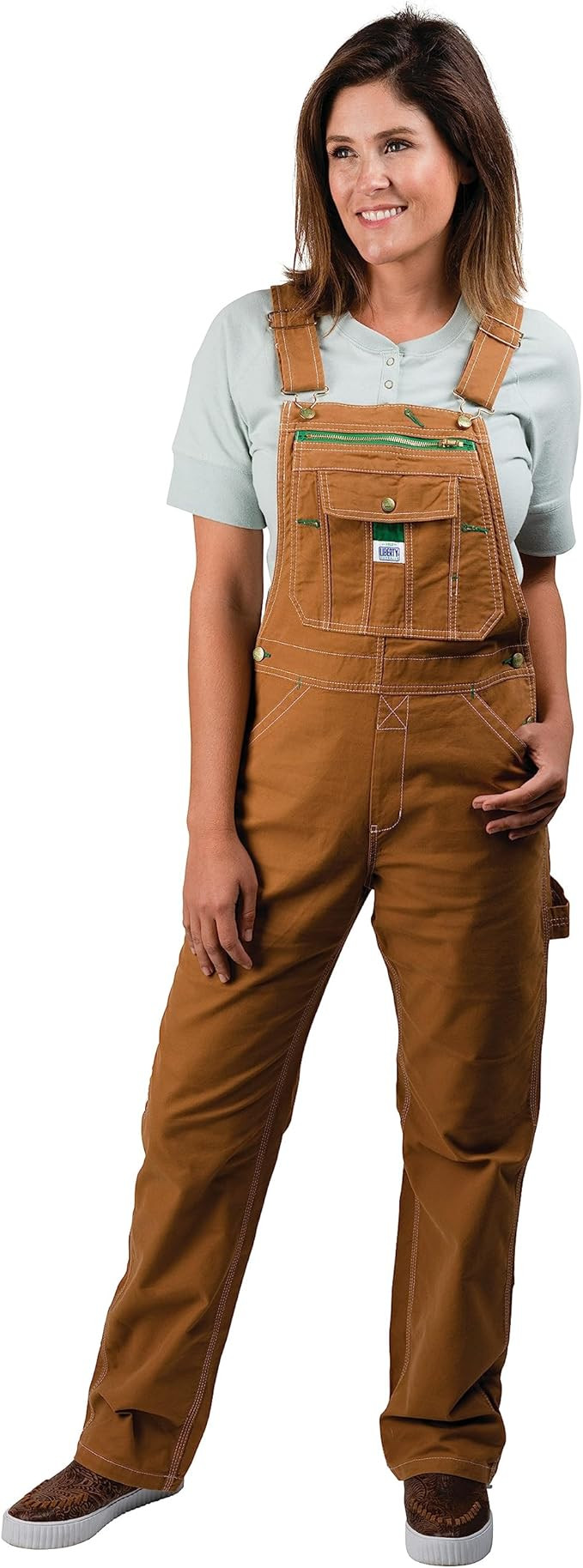 Liberty Women's Washed Duck Bib Overalls | Amazon (US)