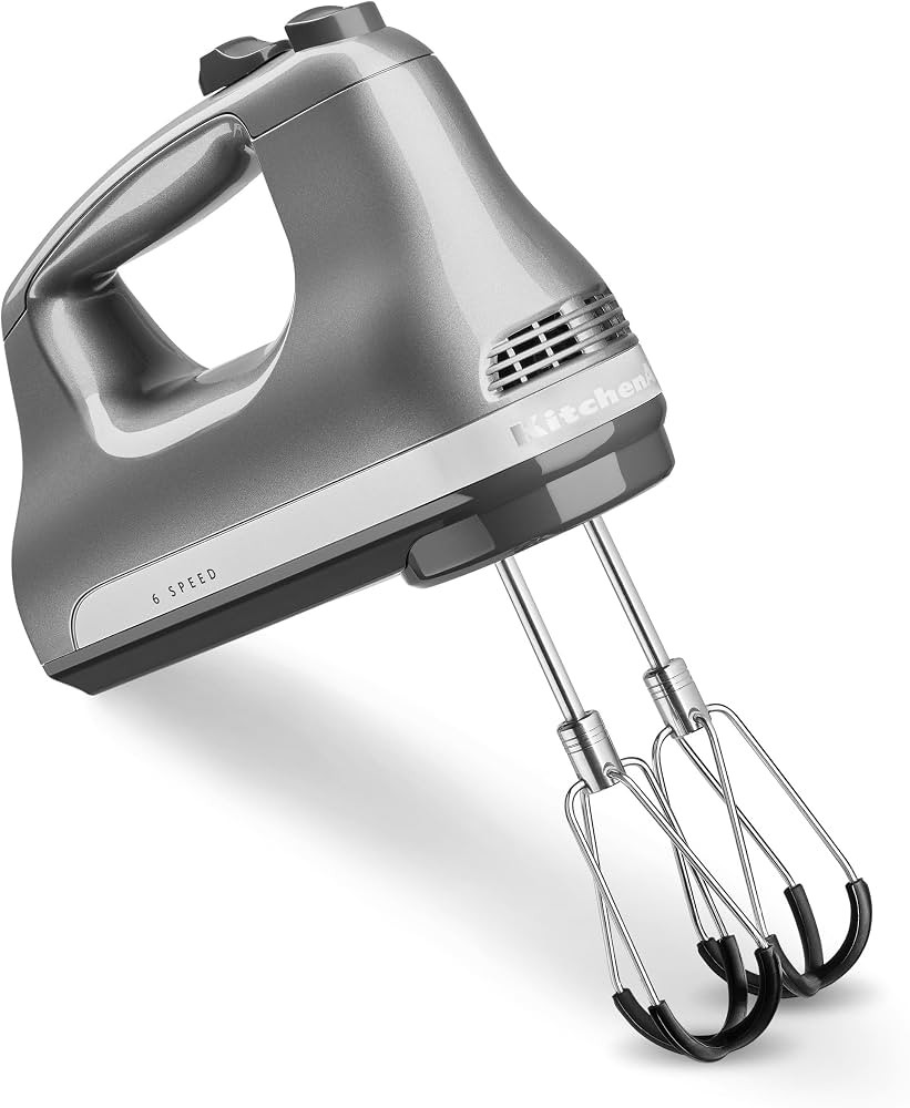 KitchenAid 6 Speed Hand Mixer with Flex Edge Beaters - KHM6118 | Amazon (US)