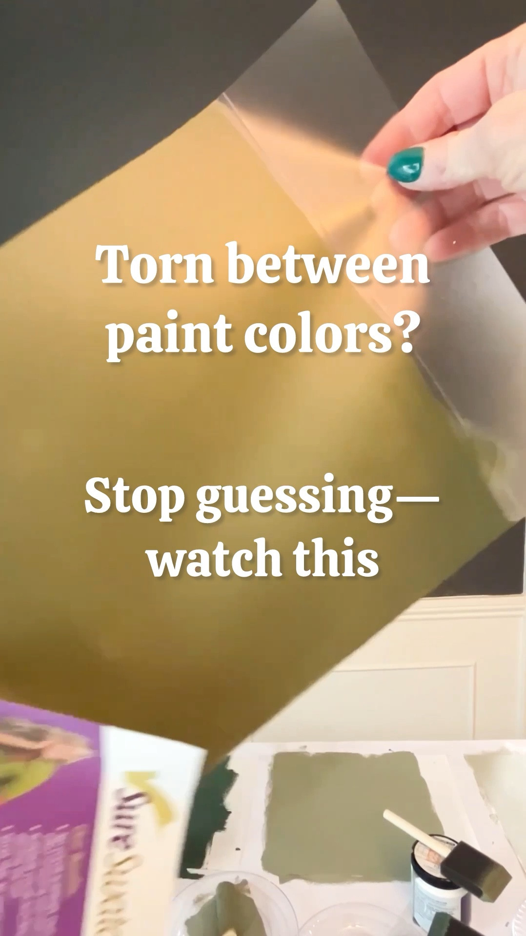 If you struggle to select a paint color you need to try these paint swatches.  You’ll paint them with your own samples and easily move them around the room to check the colors in various lighting 

#LTKHome