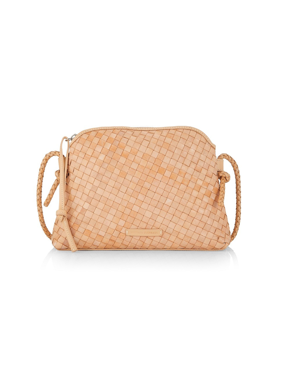 Women's Mallory Woven Leather Crossbody Bag - Desert Sand - Desert Sand | Saks Fifth Avenue