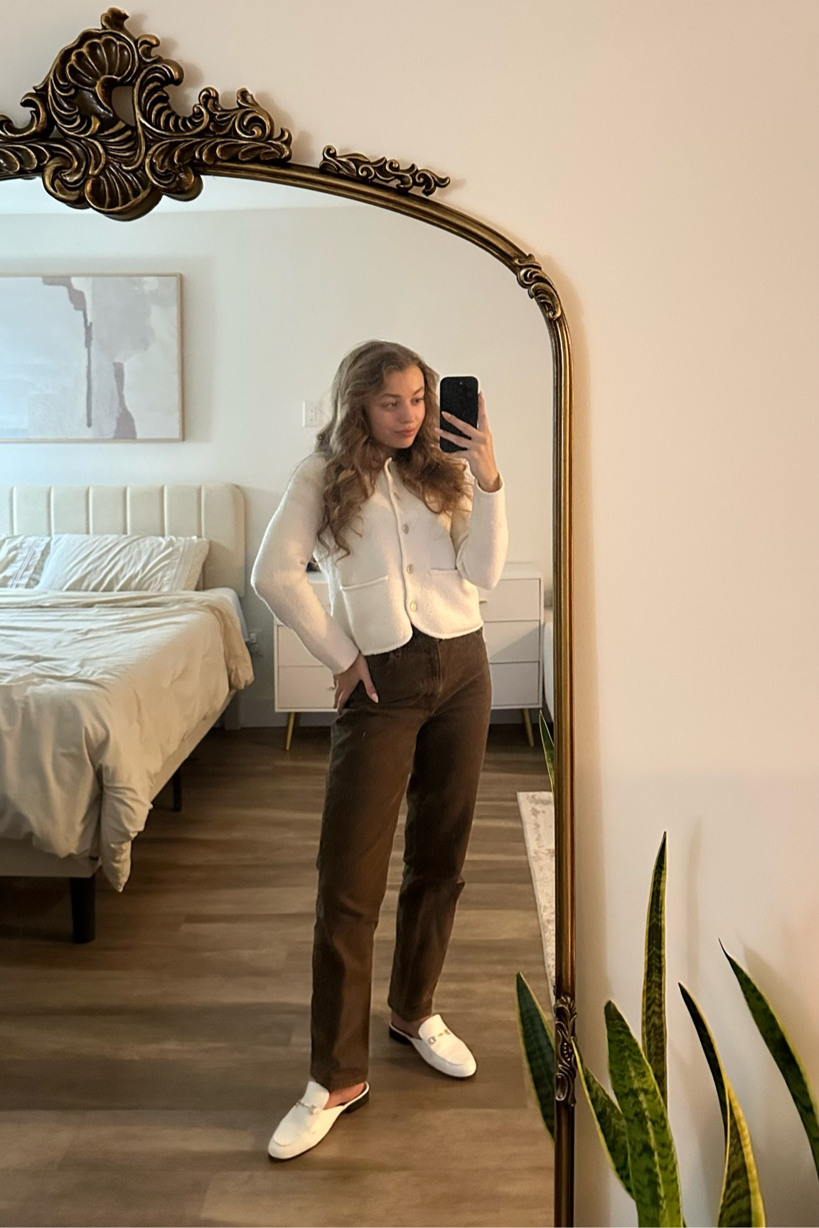 white mules outfit, neutral outfit, spring outfit, style and outfit, brown jeans, brown jeans outfit, cream sweater

#LTKStyleTip #LTKFindsUnder50 #LTKSeasonal