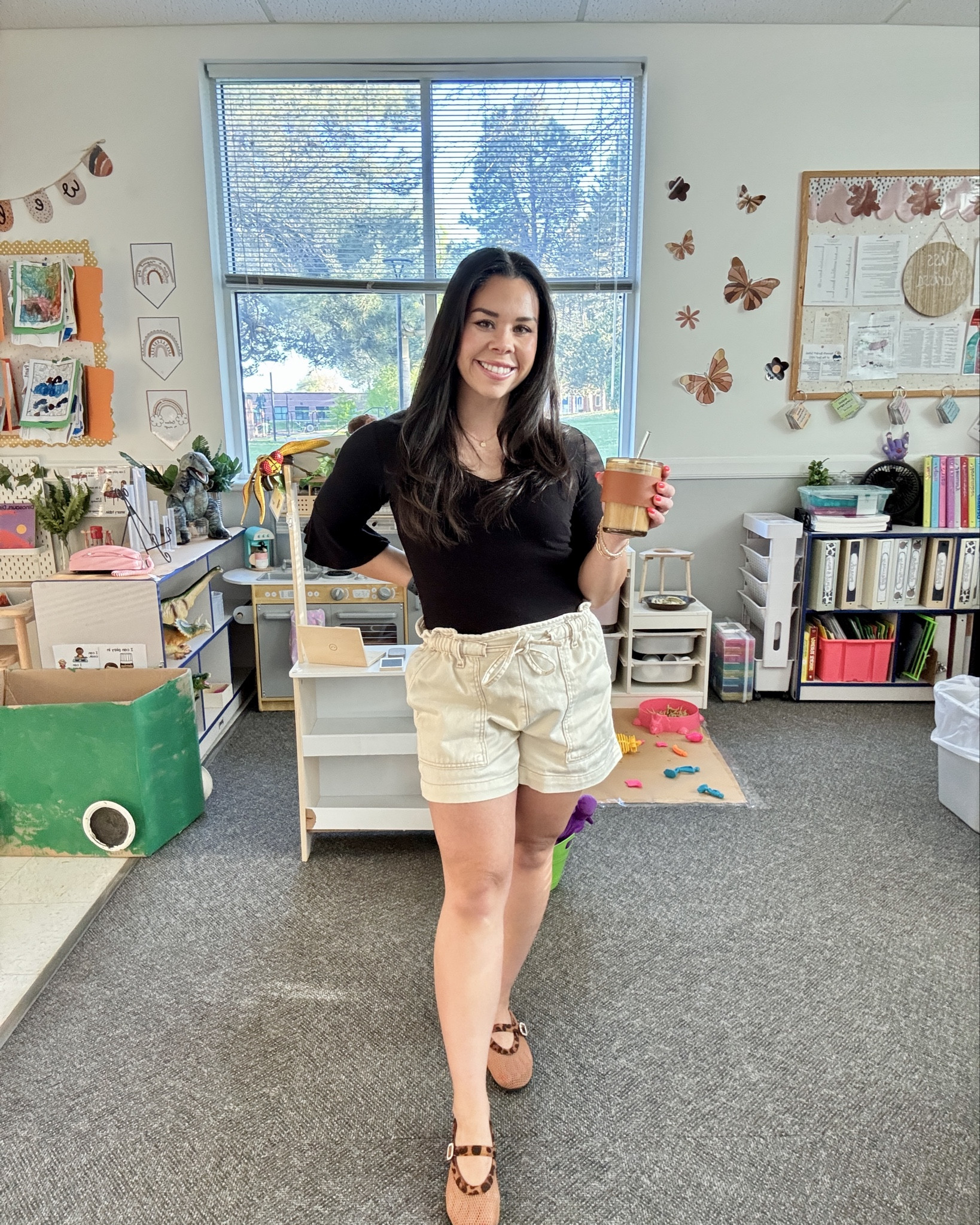Obsessed with these cheetah shoes from Walmart! 🐆🖤

#LTKPetite #LTKootd #LTKWorkwear