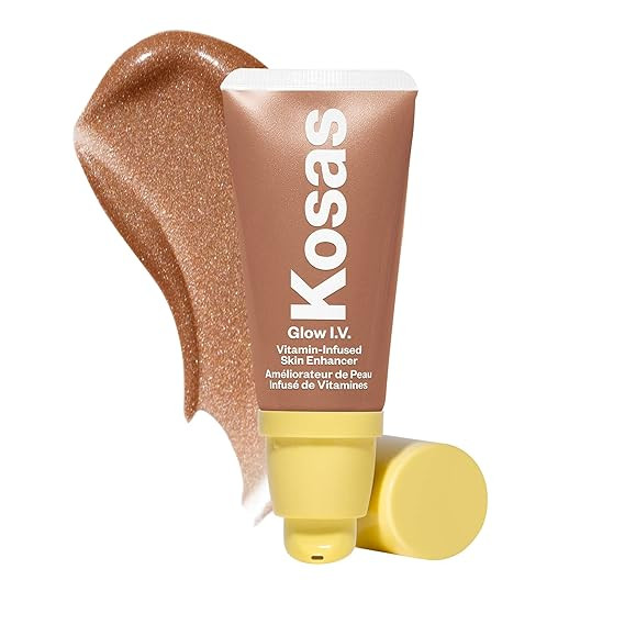 Kosas Glow I.V. Vitamin-Infused Skin Enhancer Face Makeup - Tinted Beauty Highlighter for a Healt... | Amazon (US)