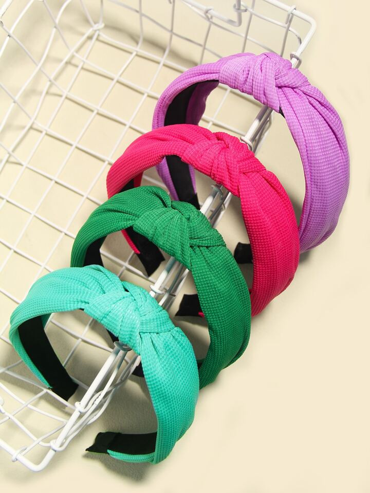 4pcs Knot Decor Headband | SHEIN
