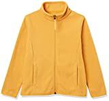 Amazon Essentials Toddler Girls' Polar Fleece Full-Zip Mock Jacket, Golden Yellow, 2T | Amazon (US)