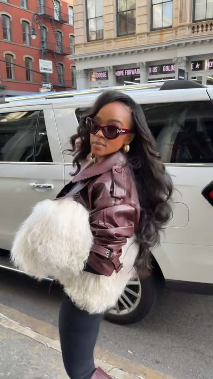 Riding in style in the Big Apple! Size small I’m 5’4 | 140lbs | 36D -27 -40 IG & YT: kirasfashionfinds TT: kiraabboud #NYFW #LTKNYFW 

 #LTKNYFW #LTKU #LTKStyleTip