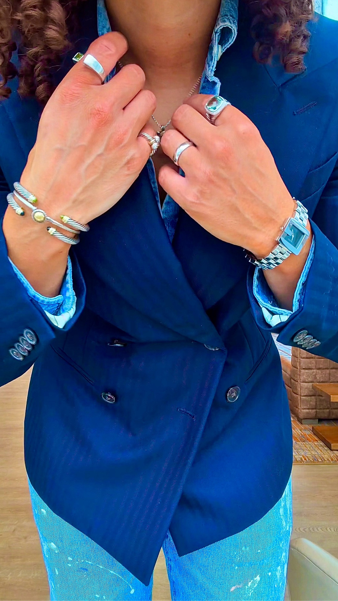 Ralph, head to sock. 
Watch: Vintage Gucci G 3600m women’s 
(found one on sale on Poshmark linked below)

#LTKOver40 #LTKootd #LTKWorkwear