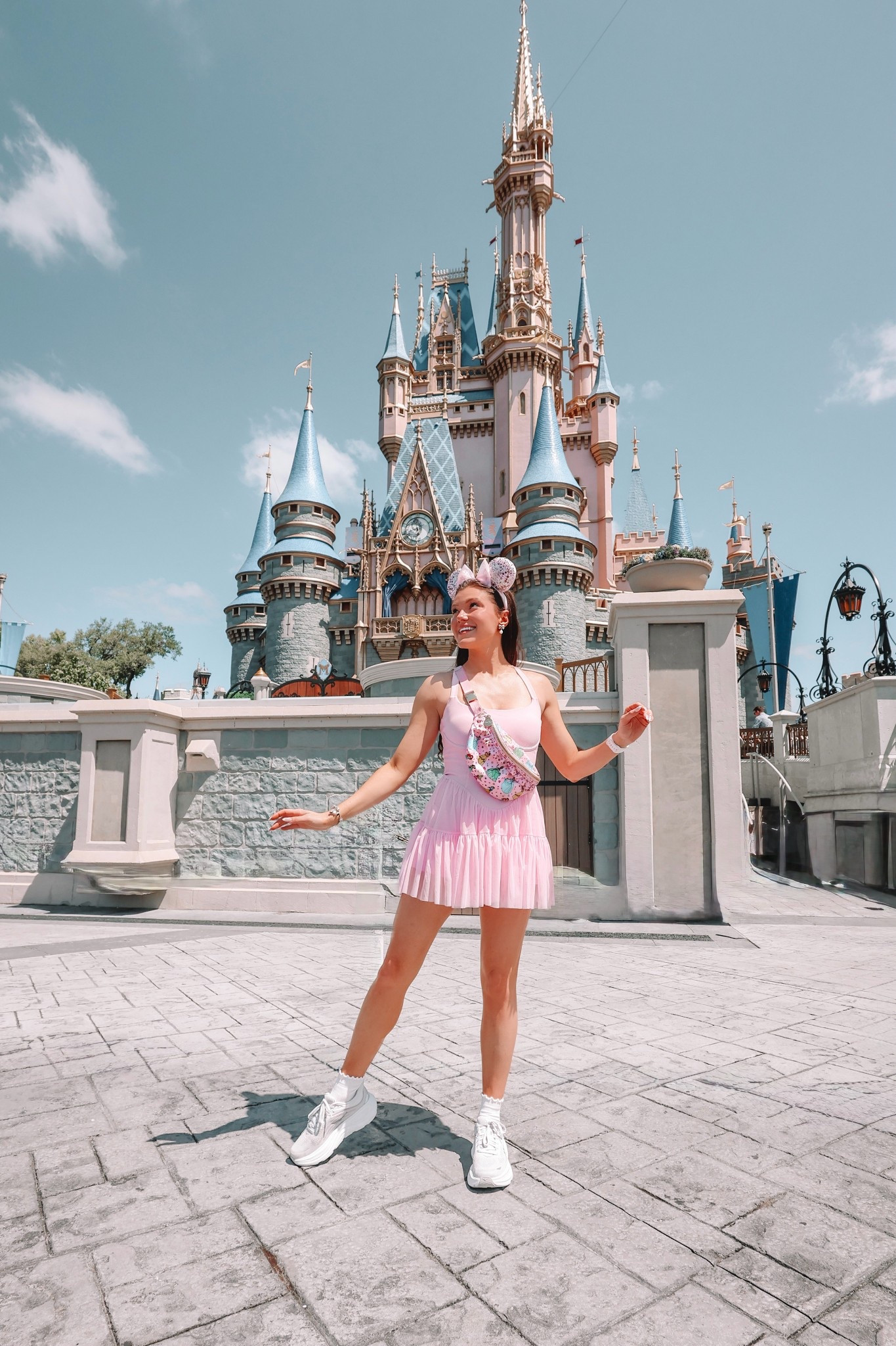 Disney vacation outfit!! Ears are so comfortable I didn’t have to take them off once! Dress is perfect for a hot day and makes you feel like a princess! 

#summeroutfit #disney #disneyvacation

#LTKStyleTip #LTKFamily #LTKTravel