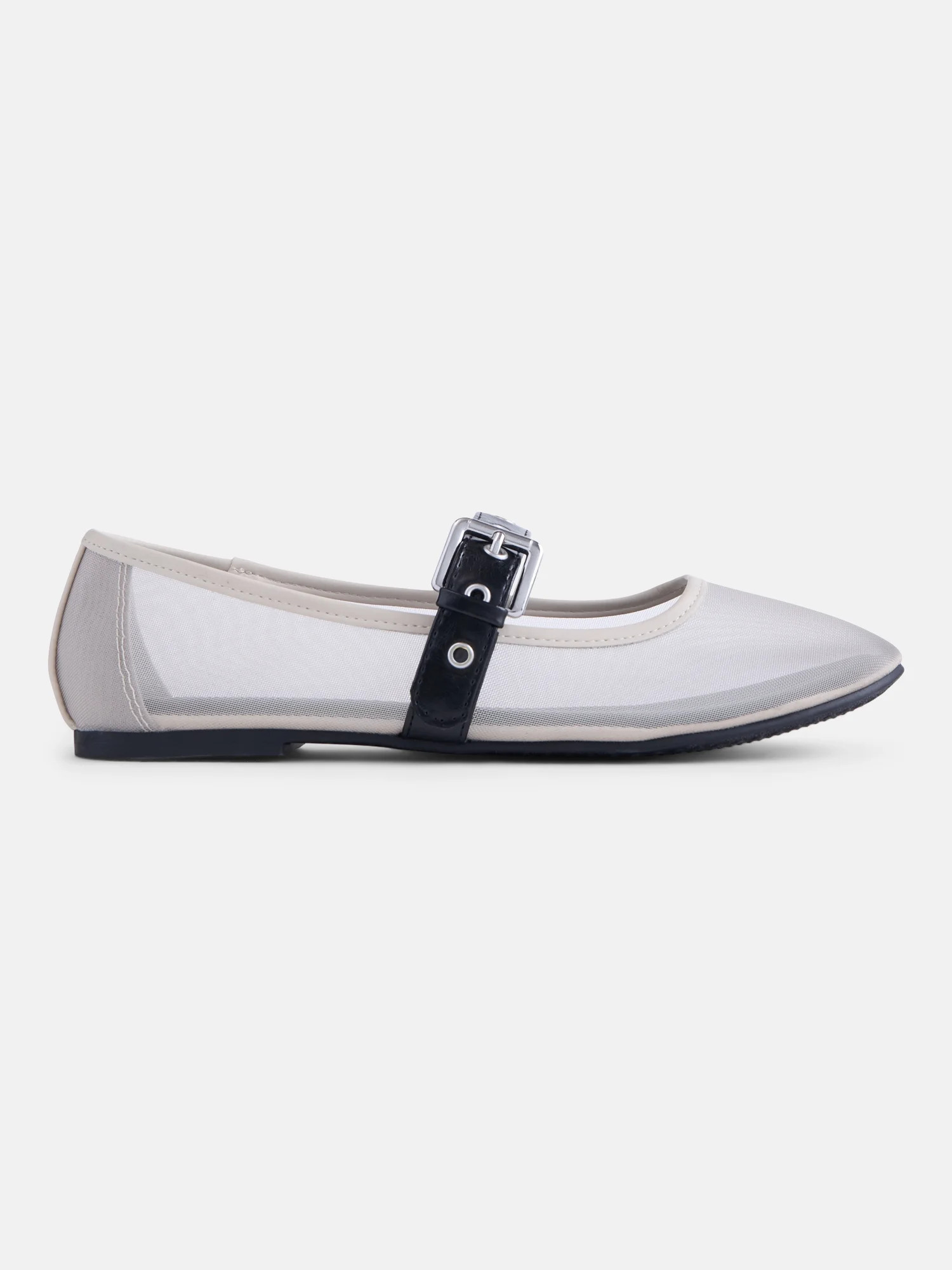 No Boundaries Women’s Mesh Mary Jane Flats | Walmart (US)