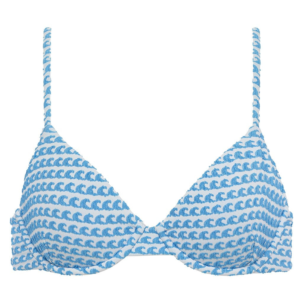Wave Repeat Dainty Bikini Top | Montce