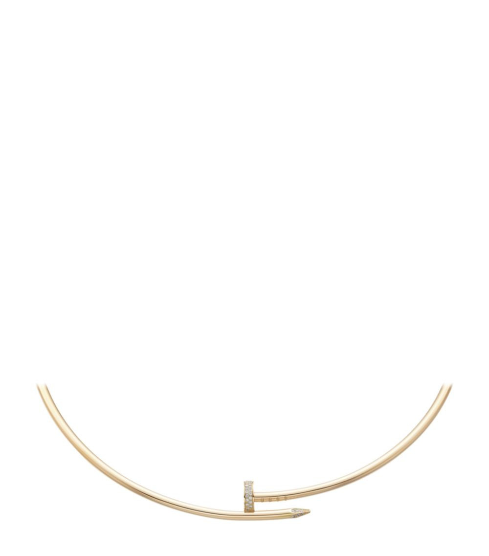 Yellow Gold and Diamond Juste un Clou Necklace | Harrods
