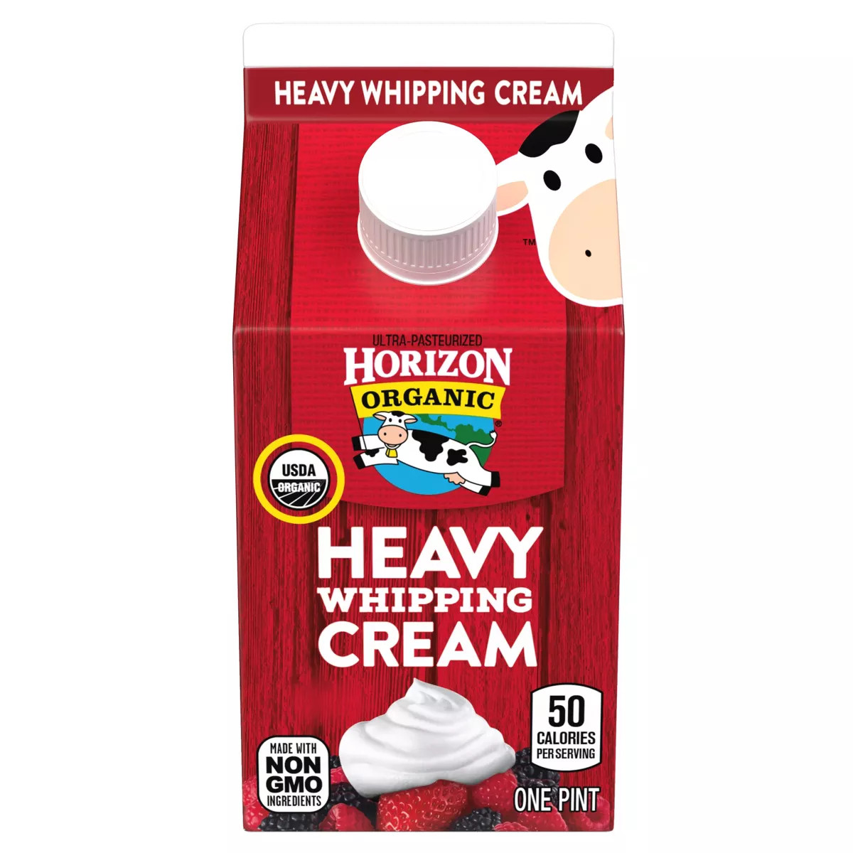 Horizon Organic Heavy Whipping Cream - 16 fl oz (1pt) | Target